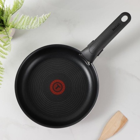 TEFAL Ingenio Red 5, 3 objects set: pans 22 cm, 26 cm, removable handle, burgundy color-1