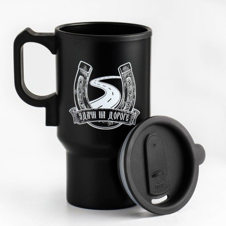 Thermal circle, 450 ml, car "good luck on the road", retains heat 4 hours, 12 x 17cm-2