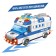 Constructor Block Inertial Police Furgon, Light, Sound, 68 parts