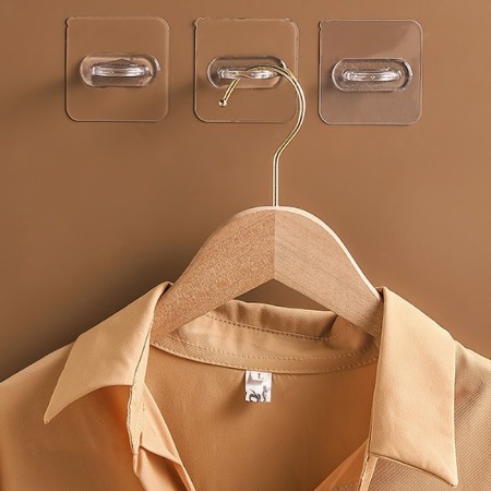 Holder with an adhesive surface of the tundra, d = 25 mm, 68x68 mm, transparent-9
