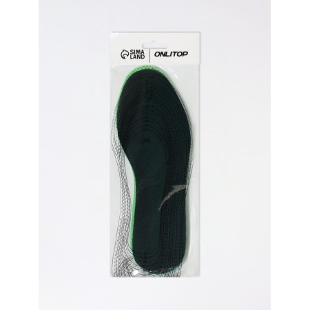 Insoles (polyurethane, polyester) with AR. Mint University 37-39R-r 25cm (pair) green pak from-4