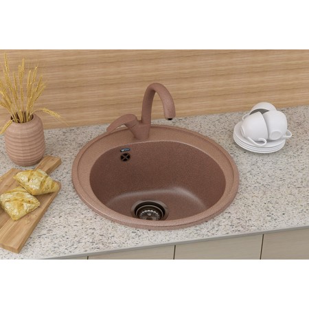 Kitchen wash Ulgran u101-342, d = 500 mm, graphite-2
