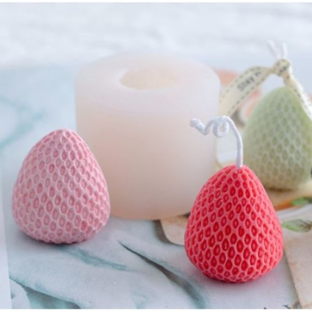 Mold Silicon "Strawberry" 5.8x4.7 cm