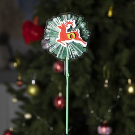 LED toy on the "Deer" stick 10 × 28 × 3 cm, batteries LR44x3, glow warm white-1