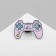 Icon "joystick", colored in ferrous metal