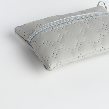 Women's wallet with lightning, gray color-3