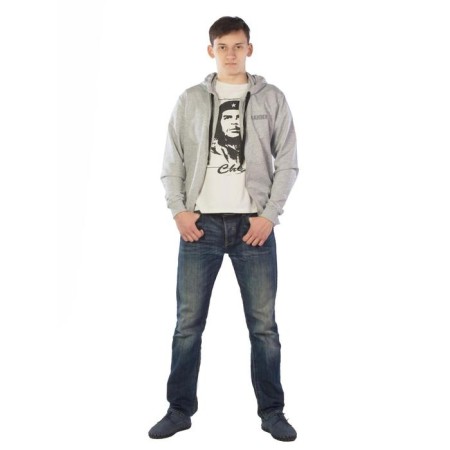 Hoods male, size 48, color gray-melange-3
