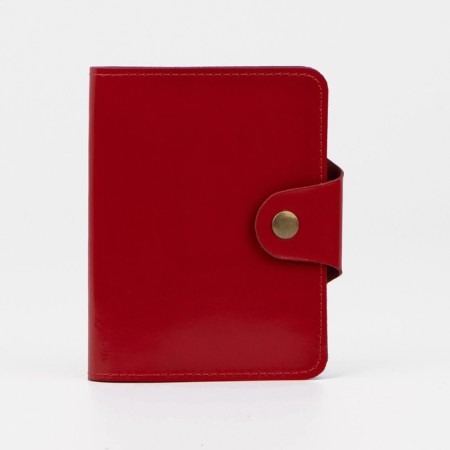 Cover for autoDocations and passports, red color