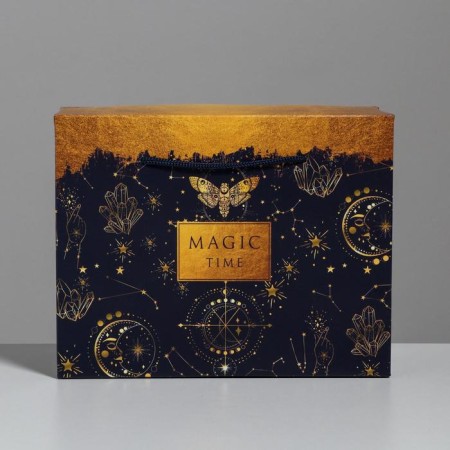 Package - gift, gift packaging, "Magic Time", 23 x 18 x 11 cm-2