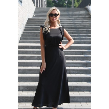 Women's dress, size 44, black color-9