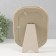 Photo frame Polystone 10x15 cm "Fabian" Golden with white 14.9x2.4x19.8 cm