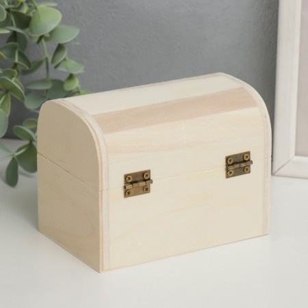 Casket for painting wood "chests" set 2 pcs 12x8x9, 11.5x16x12 cm-4