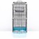 Cage for chinchilla "Pijon" No. 10, collapsible, 58 x 40 x 88, turquoise
