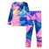 Thermal complex for girls: trousers, sweatshirt, height 146 cm