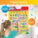 Electronic training poster "Smart alphabet", works from batteries
