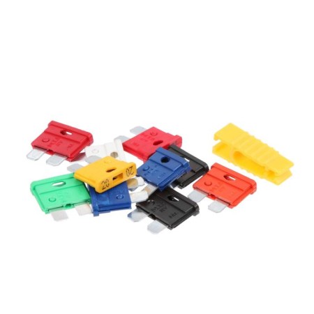Set of flag fuses M5 standard, 10 pcs, with tweezers-2