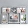 Photo frame Plastic in 5 photos 10x15 cm "Laptbook" Dark silver 30.5x44.5 cm
