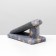 Claw "slide" mini-version, 29 x 14 x 14 cm, carpet, gray with paws