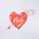 Gift folding box, packaging, “love around”, 31.2 x 25.6 x 16.1 cm