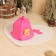 Set for a bath: a hat and a rug "Coquet"