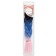Zumba Kanecalon is three-colored, corrugated, 60 cm, 100 g, black/blue/light pink (#CY4)