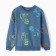 Svitshot for boys, jeans/dino color, height 116 cm