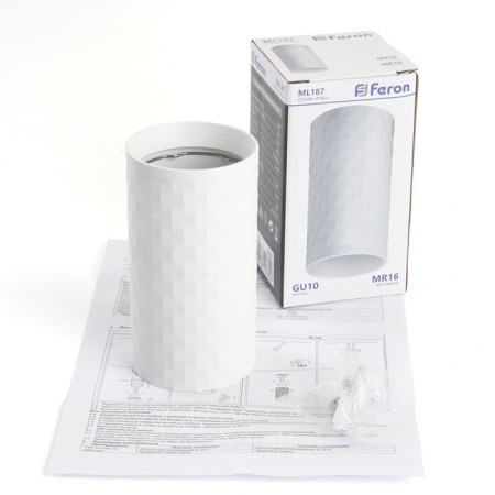 Ceiling light Feron ML187, IP20, GU10, 35 W, 55x55x100 mm, white color-2