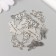 Decor Metal for creativity "Bunny-Fee" 1.4x2.5 cm