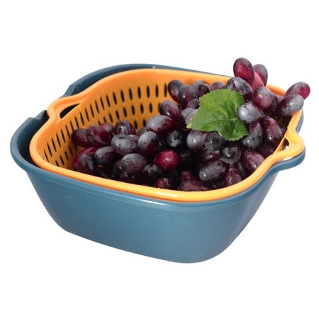 A colander with a bowl “Dabble”, 22.5x20x8 cm, 2000 ml-6