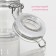 Glass jar for spices with a boiler lock of the Optima, 50 ml, 6.5 × 4.5 × 6 cm