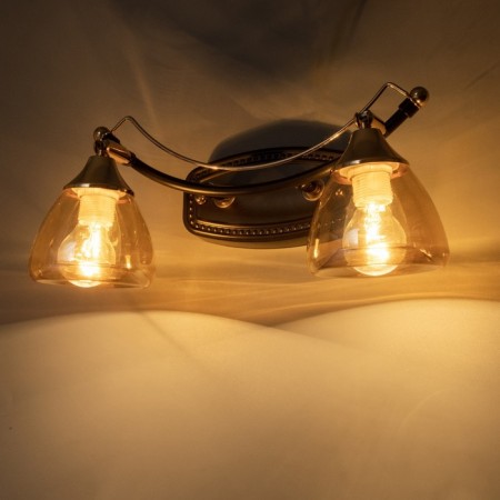 Sconces "Solar" 2x14 40w Black 38x20x16cm-5