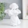 Polystone souvenir "Angel-girl plays" a snow-white mix 10x5.5x12 cm