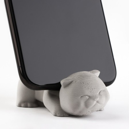 The stand for the phone "Corgi", white, 6.5 x 5 cm.-1