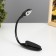 Reading lamp on the clothespin "gloss, black" 1LED 25x2x3.5 Risalux