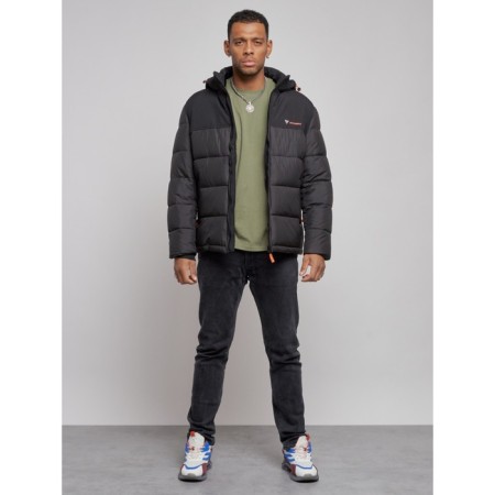 Sports male winter, size 58, black color