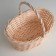 Wicker basket, willow, 30x21x12x25 cm, light-first-item