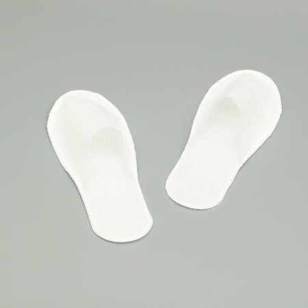 Disposable slippers economy white, closed cape-1