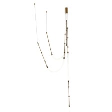 Suspension Indigo lamp, 14010/3P Brass. 3x25W, LED, 1898LM, 3000-6500K, Radio Radio 2.4G, 1604x30x mm, white color