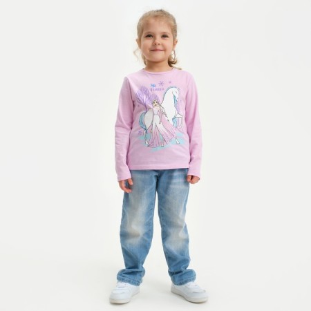 Long sleeve T-shirt "Cold Heart", Disney, Height 98-104-3