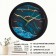 Wall watches, D-28 cm, interior "marble", silent