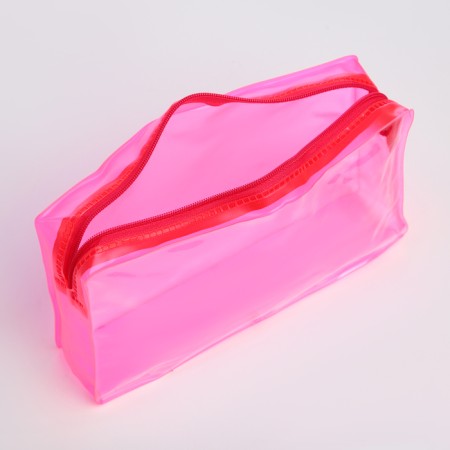 Lightning cosmetic bag, raspberry color-2