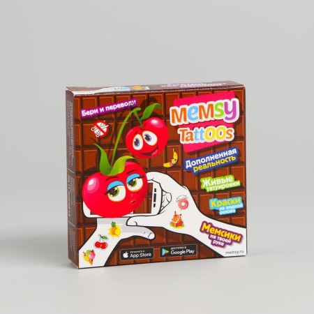 Memsy translated tattoos with augmented reality "Sweets"-1