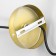 Lamp "Ellen" 1he27 40W gold 12x12x15-115 cm