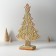 Polystone souvenir "Herringbone Christmas tree with glaze patterns" 18.5x7x30.5 cm