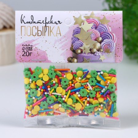 Confectionery Sprinking "Bright accent", 20 g-1