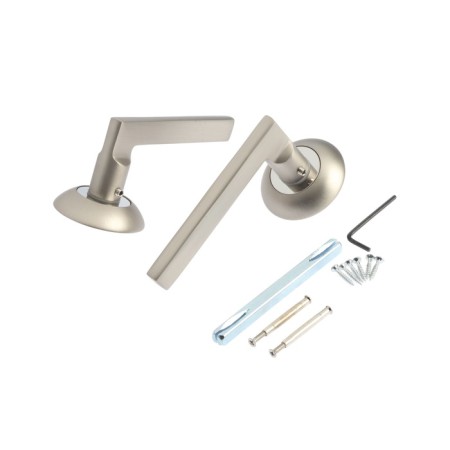 Separate handle Lockland 008 MSN, color matte sat. nickel-3