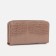 Women's wallet with a zipper, with a pen, beige color