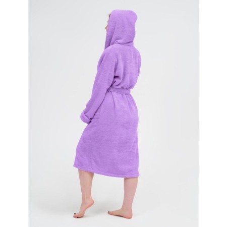 Frequencies Tainted dressing room with a hood, size 56-58, lilac color-1