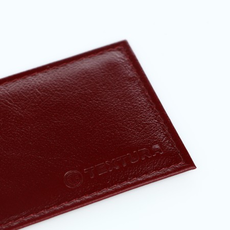 Cardholder, Textura, Burgundy Color-6