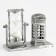 Sanding clock "Red booth", souvenir, with backlight, 15.5 x 6.5 x 12.5 cm